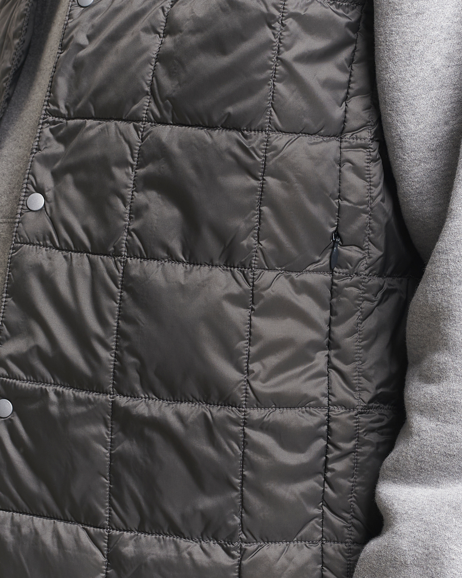 Herren | Jacken | TAION | V-Neck Lightweight Down Vest Dark Grey