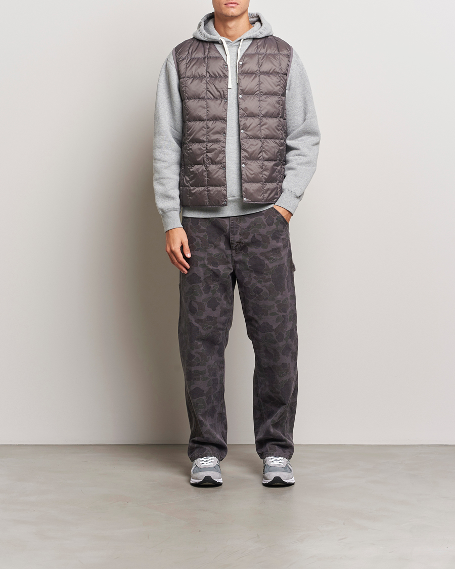 Herren | Jacken | TAION | V-Neck Lightweight Down Vest Gray