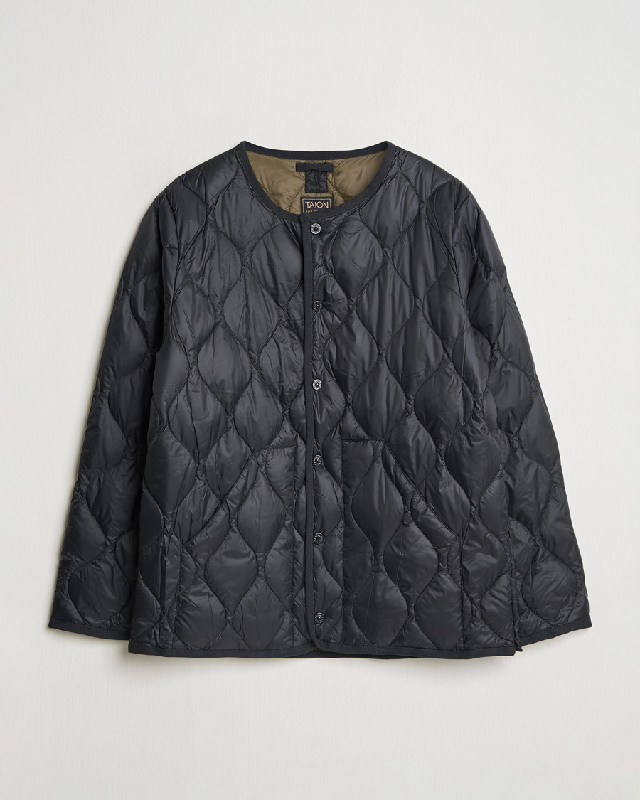 Herren | Jacken | TAION | Military Crew Neck Down Jacket Black