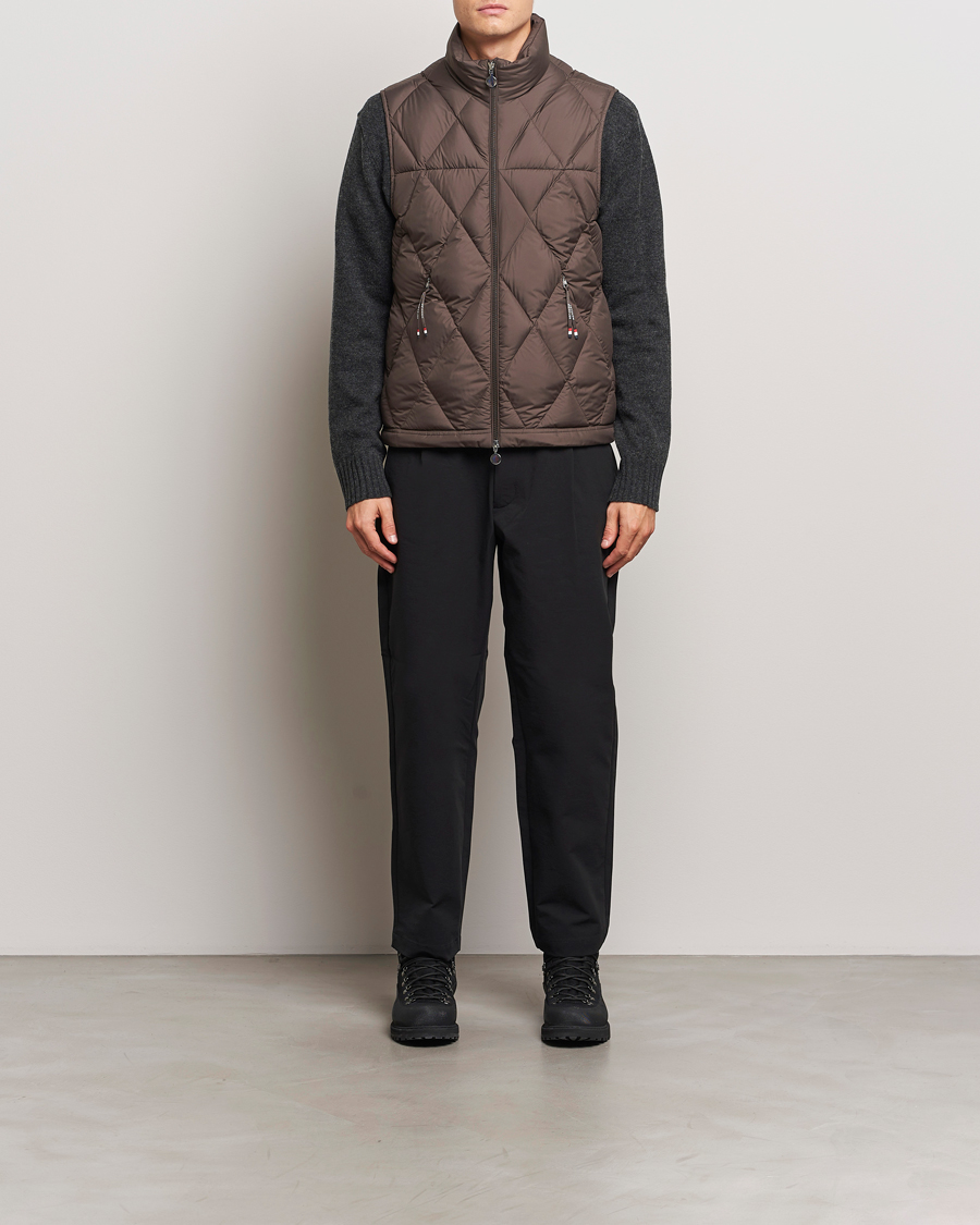 Herren | Jacken | Moncler | Aroula Quilted Down Vest Dark Brown
