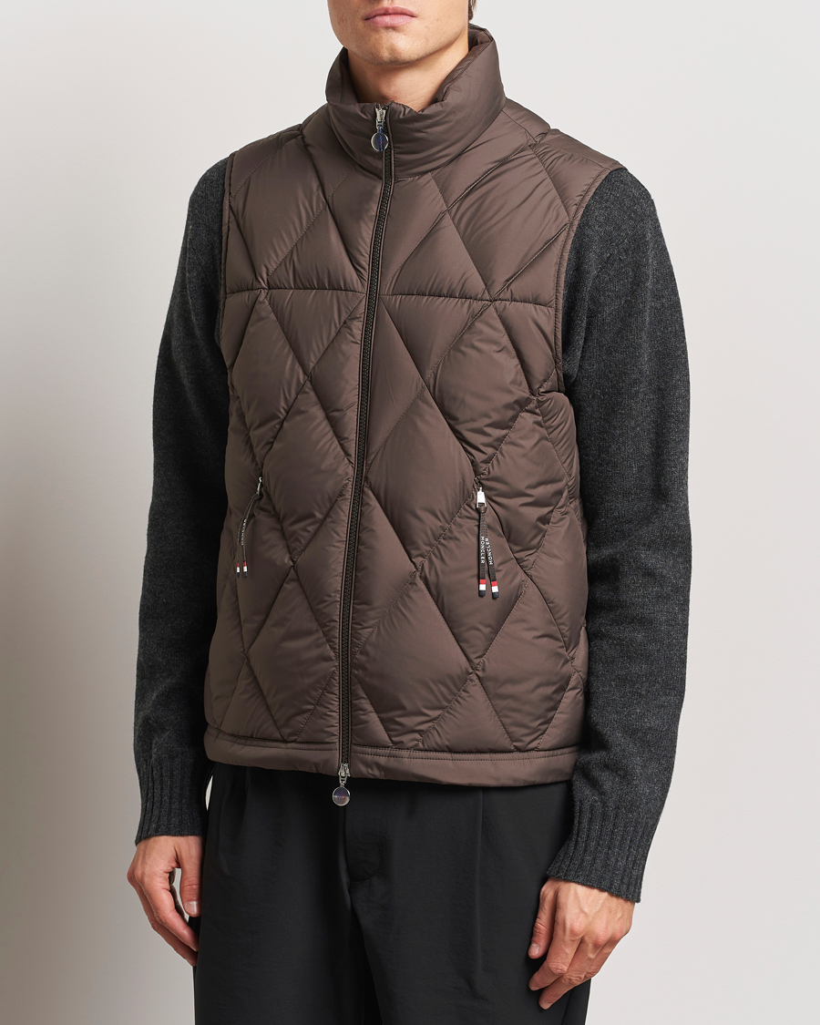 Herren | Jacken | Moncler | Aroula Quilted Down Vest Dark Brown