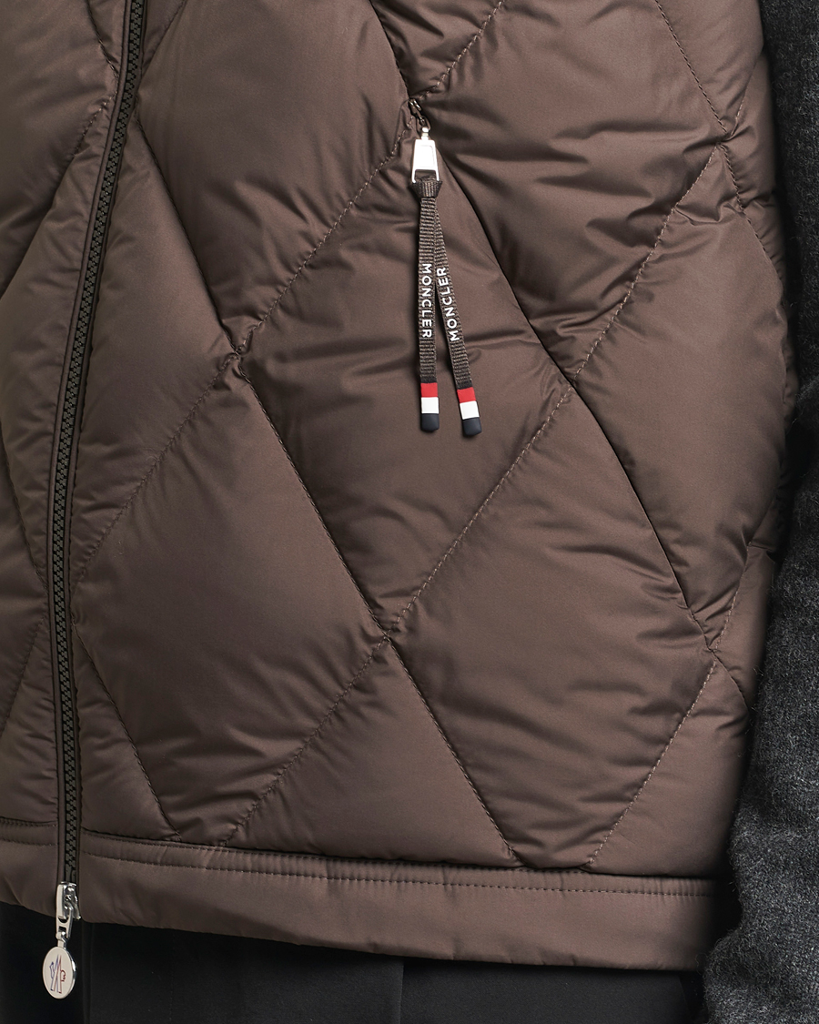 Herren | Jacken | Moncler | Aroula Quilted Down Vest Dark Brown