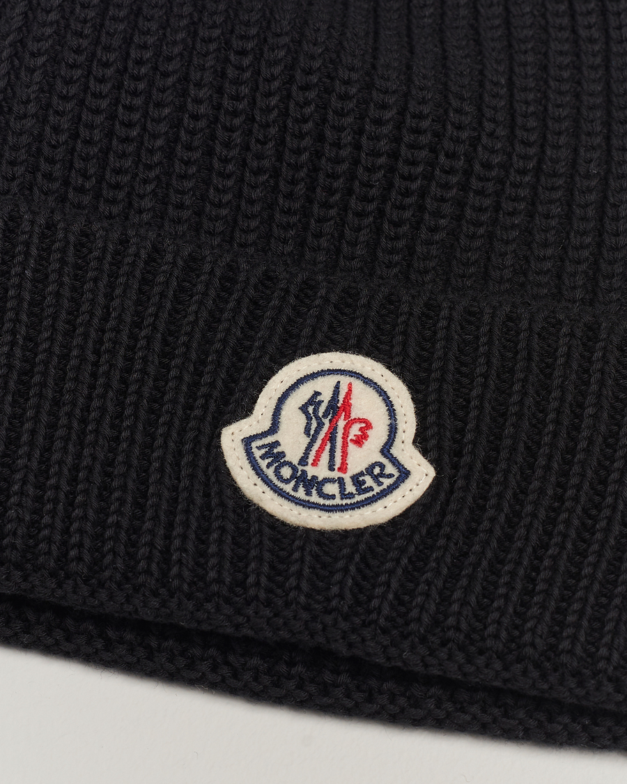 Black moncler logo top