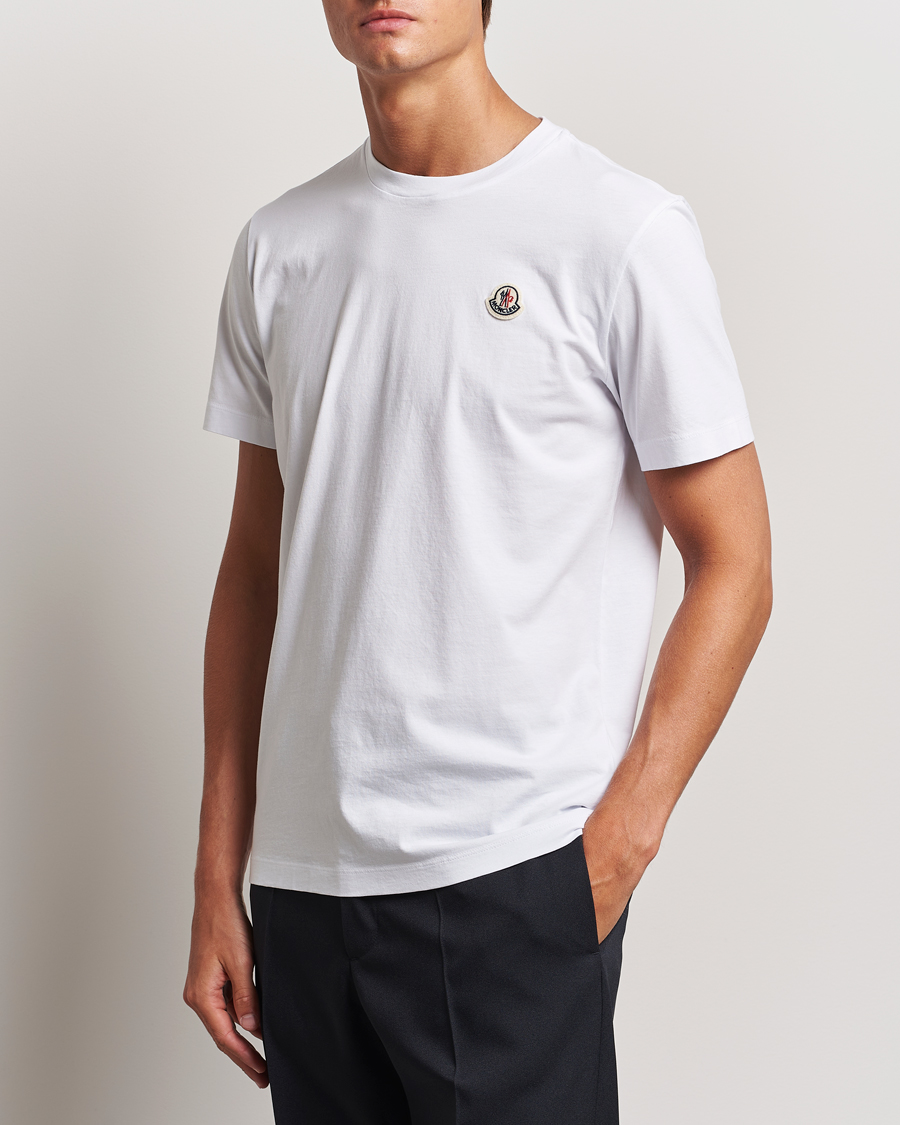 Herren | T-Shirts | Moncler | 3-Pack Logo T-Shirt White/Grey/Black