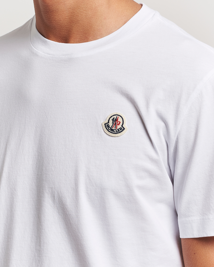 Herren | T-Shirts | Moncler | 3-Pack Logo T-Shirt White/Grey/Black