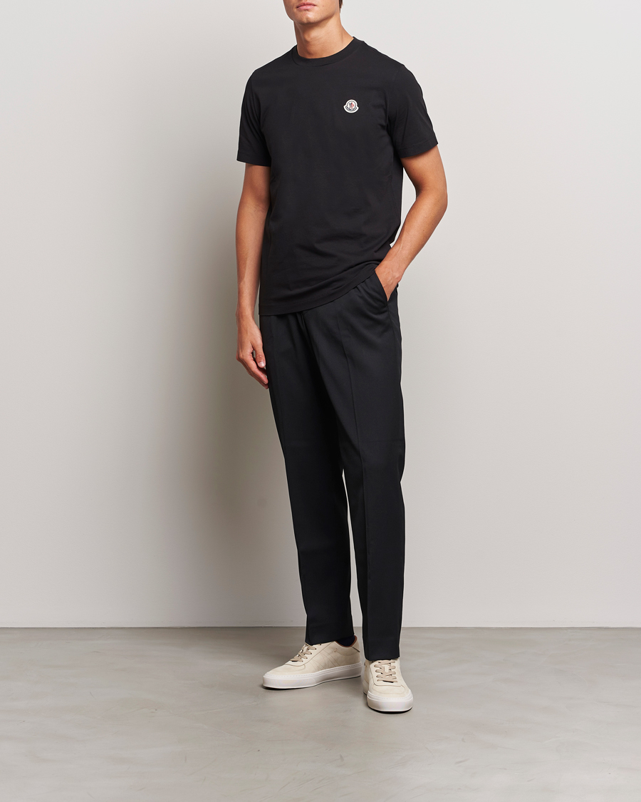 Herren | T-Shirts | Moncler | 3-Pack Logo T-Shirt Black