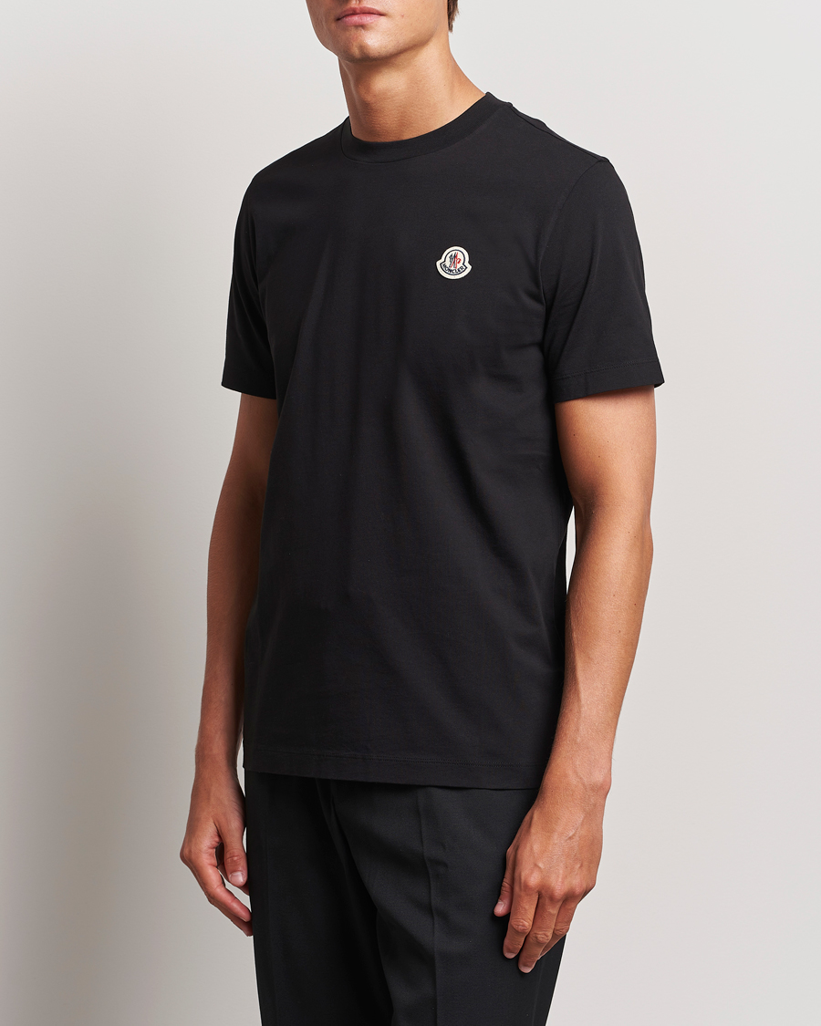 Herren | T-Shirts | Moncler | 3-Pack Logo T-Shirt Black