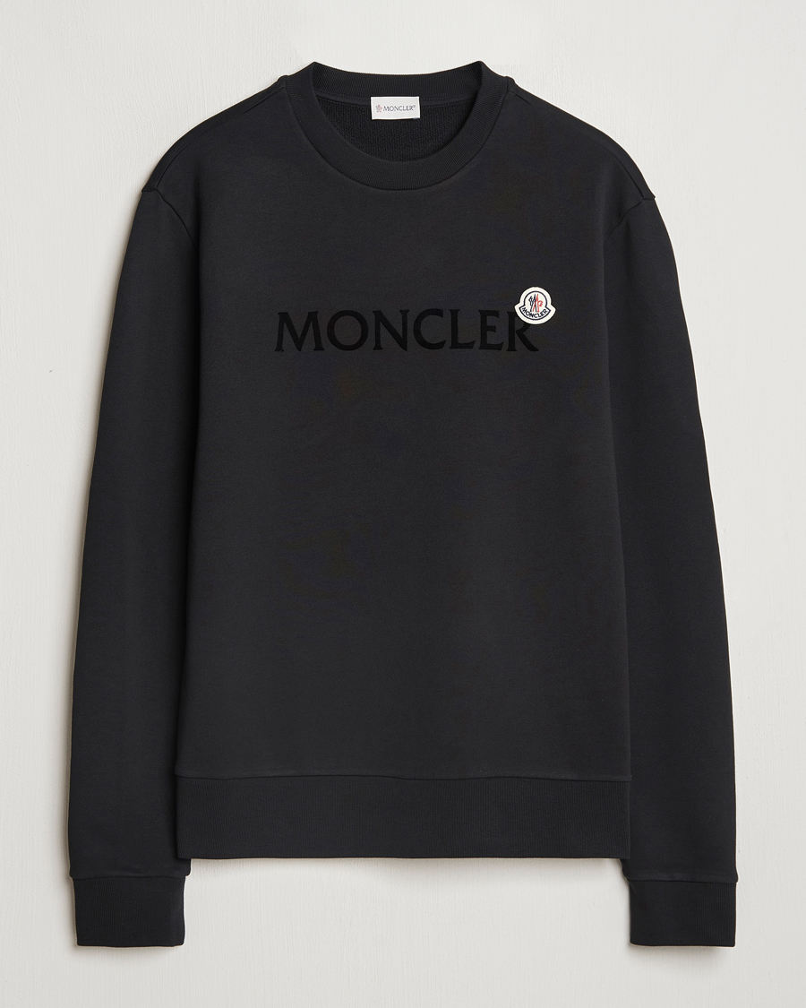 Herren | Pullover | Moncler | Lettering Logo Sweatshirt Black