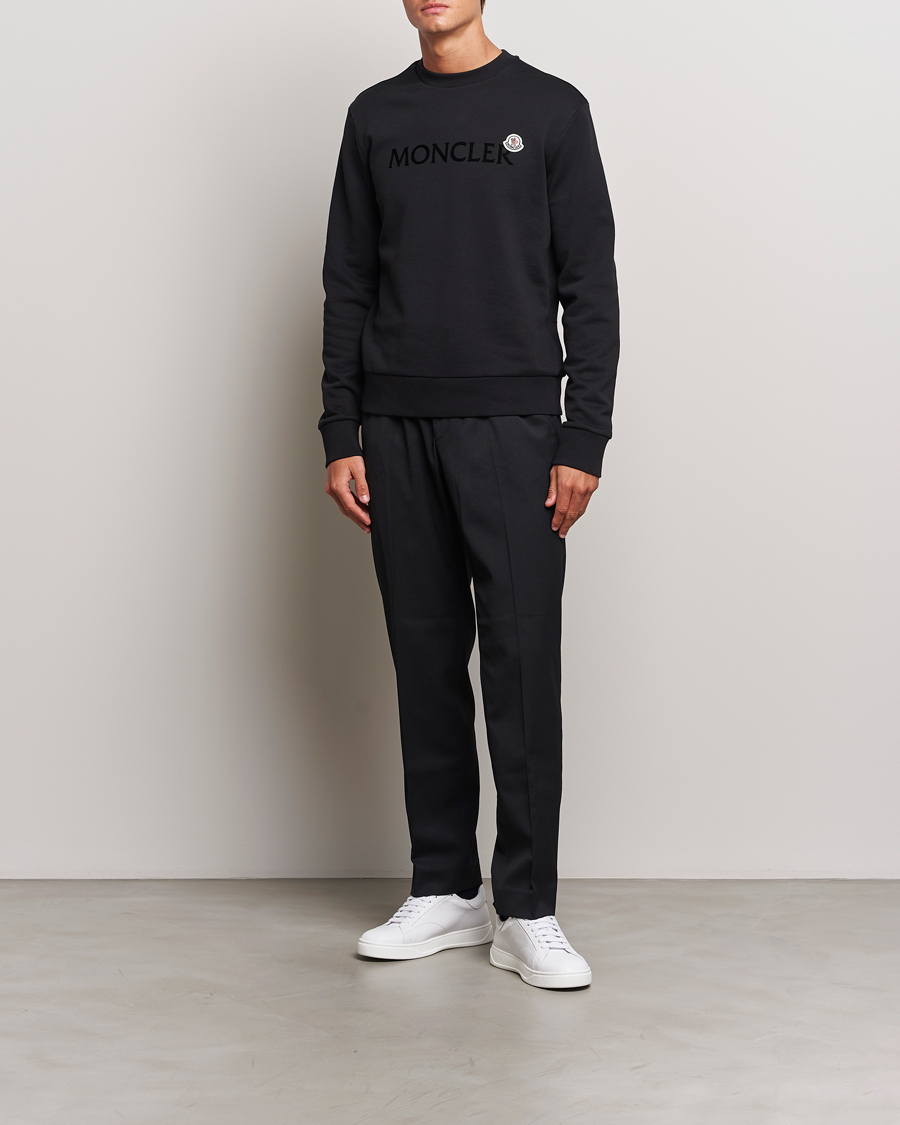 Herren | Pullover | Moncler | Lettering Logo Sweatshirt Black