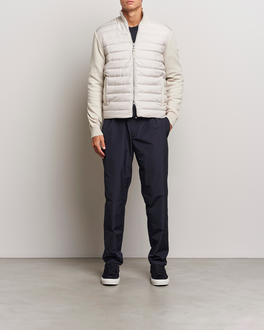 Herren | Jacken | Moncler | Full Zip Padded Cardigan Off White