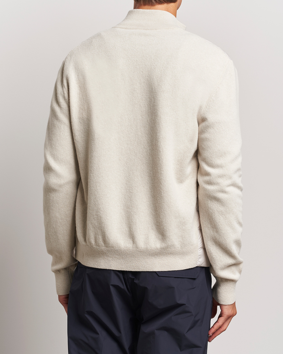 Herren | Jacken | Moncler | Full Zip Padded Cardigan Off White