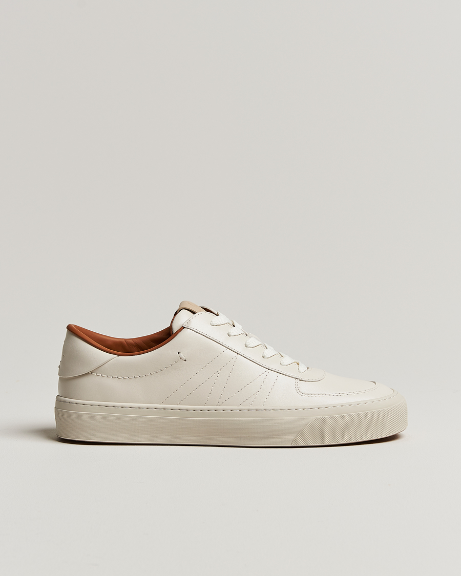 Herren | Moncler Monclub Sneakers White Calf | Moncler | Monclub Sneakers White Calf