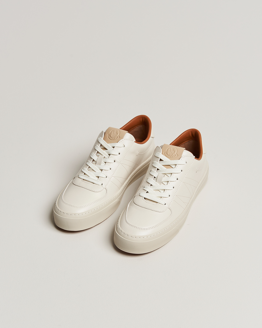 Herren | Moncler Monclub Sneakers White Calf | Moncler | Monclub Sneakers White Calf