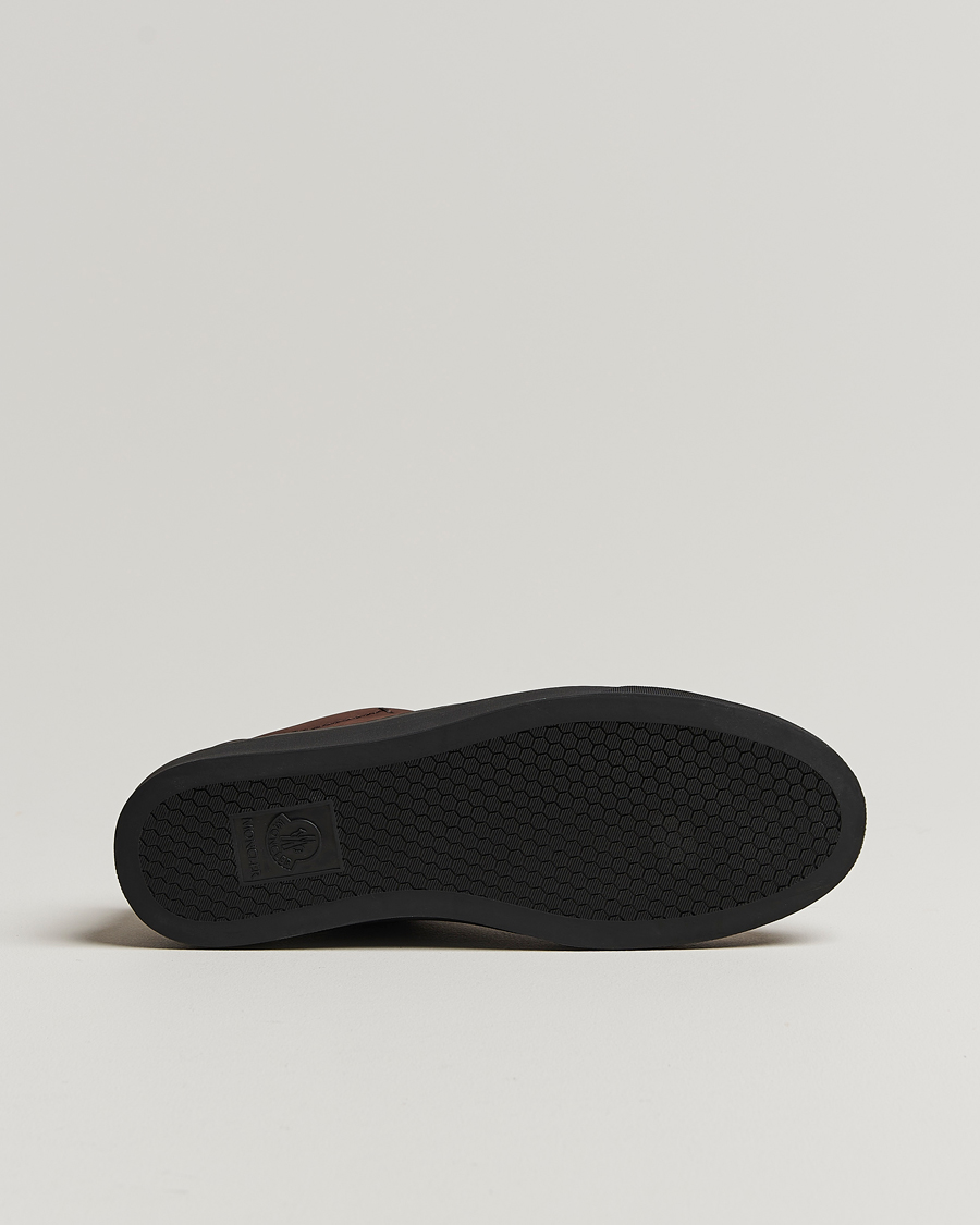 Herren | Moncler Monclub Sneakers Brown Suede | Moncler | Monclub Sneakers Brown Suede