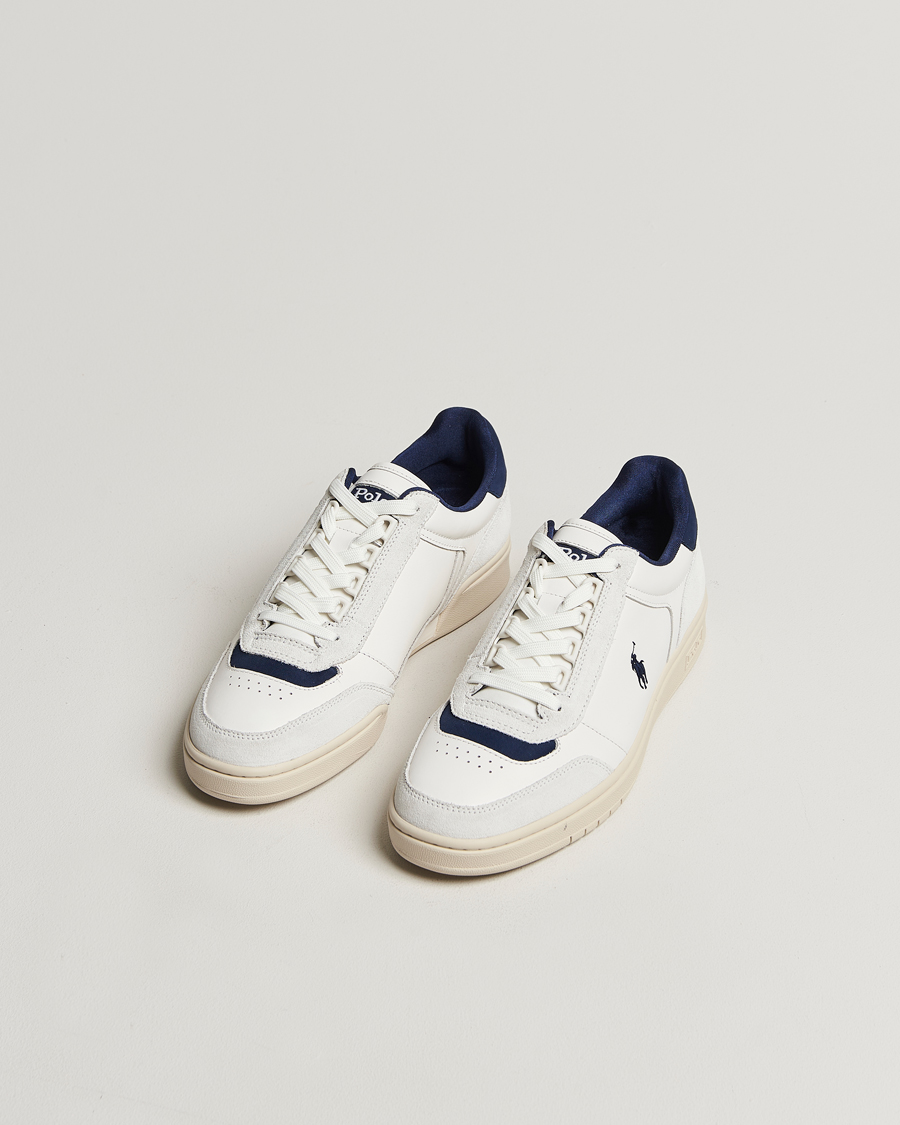 Herren | Schuhe | Polo Ralph Lauren | Polo Court Sneaker Deckwash White/Navy