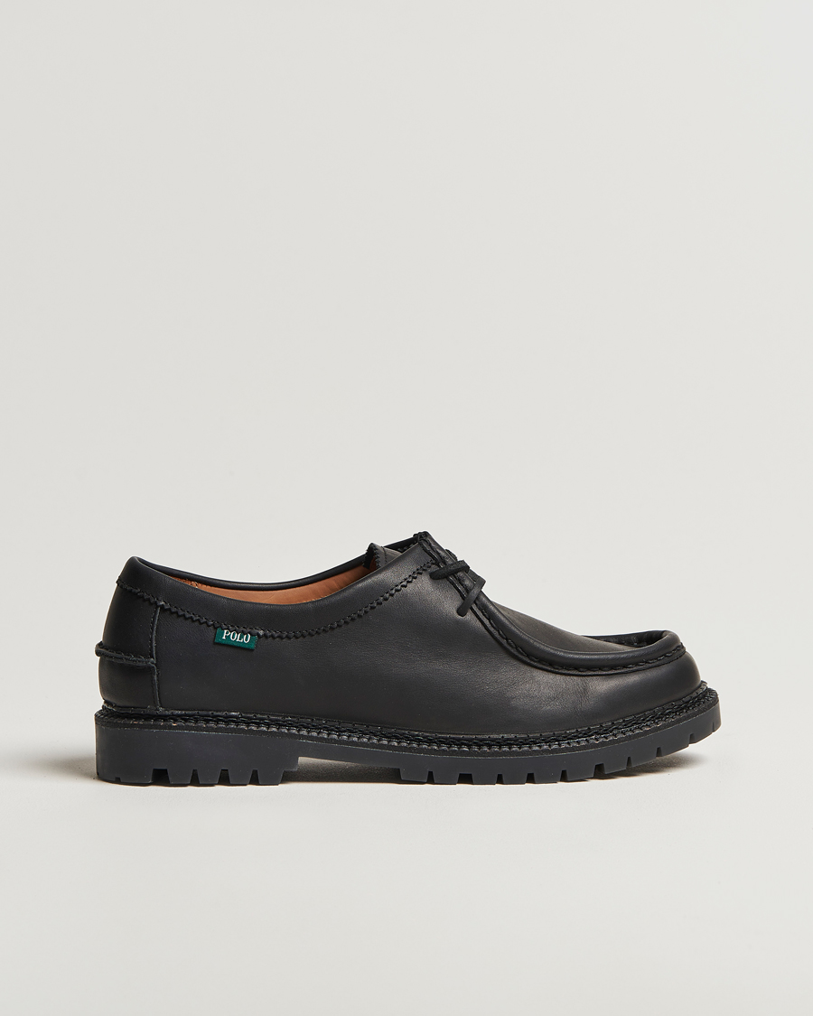 Herren | Polo Ralph Lauren Apron Classic Casual Derby Black Calf | Polo Ralph Lauren | Apron Classic Casual Derby Black Calf