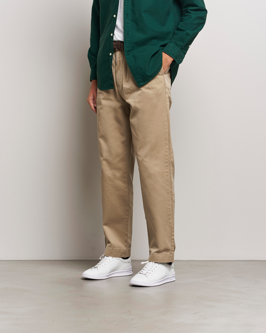 Herren | Polo Ralph Lauren Heritage Court II Sneaker White | Polo Ralph Lauren | Heritage Court II Sneaker White
