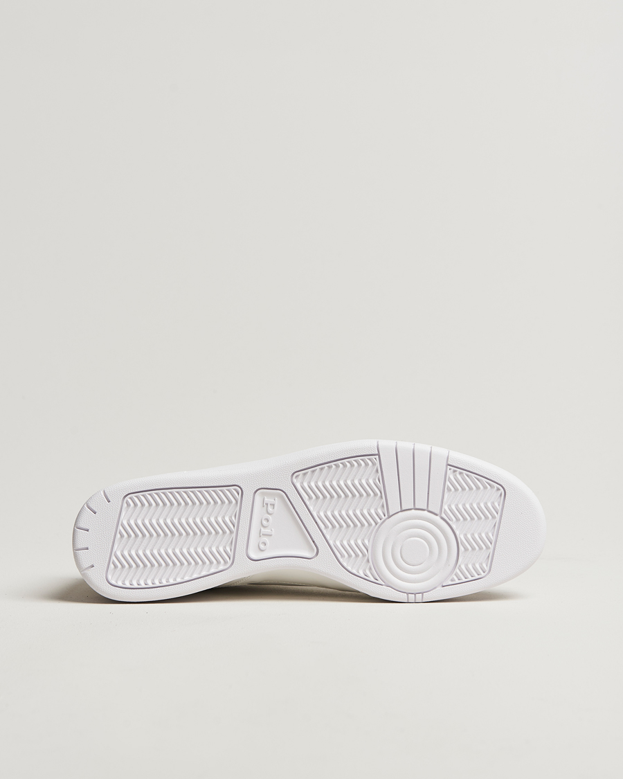 Herren | Sneaker | Polo Ralph Lauren | Polo Court Sneaker Deckwash White Leather