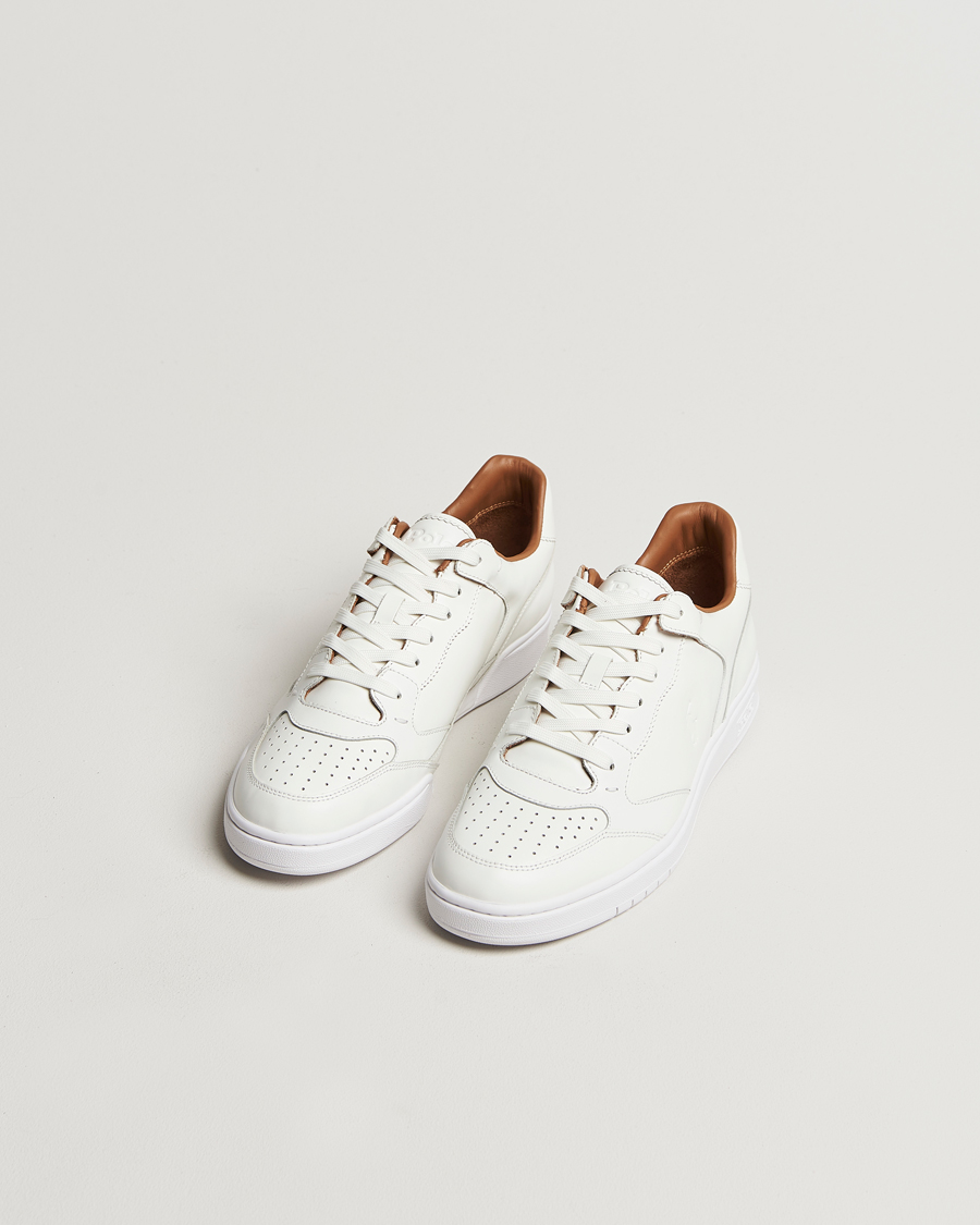 Herren | Sneaker | Polo Ralph Lauren | Polo Court Sneaker Deckwash White Leather