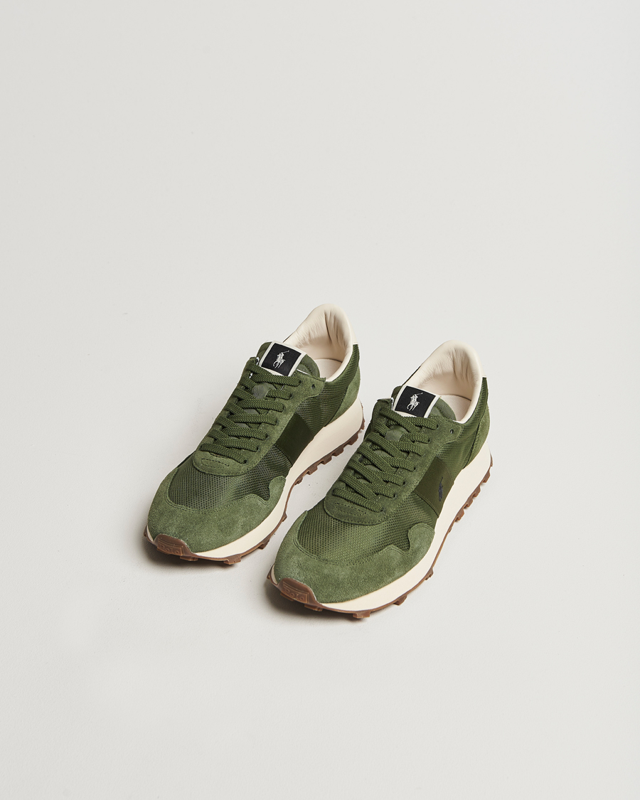 Herren | Polo Ralph Lauren PRL Trail125 Sneaker Classic Drab/Ecru | Polo Ralph Lauren | PRL Trail125 Sneaker Classic Drab/Ecru