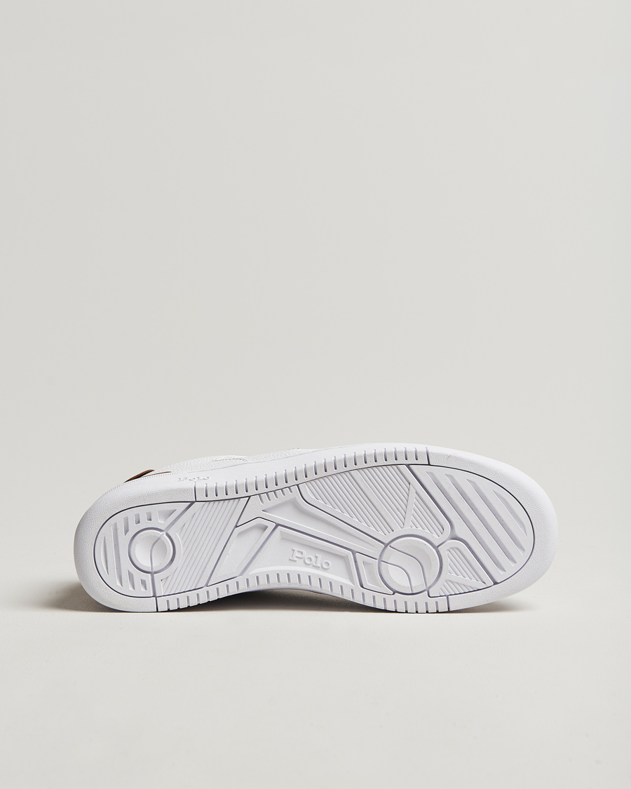Herren | Polo Ralph Lauren Masters Court Sneaker White/Tan Multi PP | Polo Ralph Lauren | Masters Court Sneaker White/Tan Multi PP