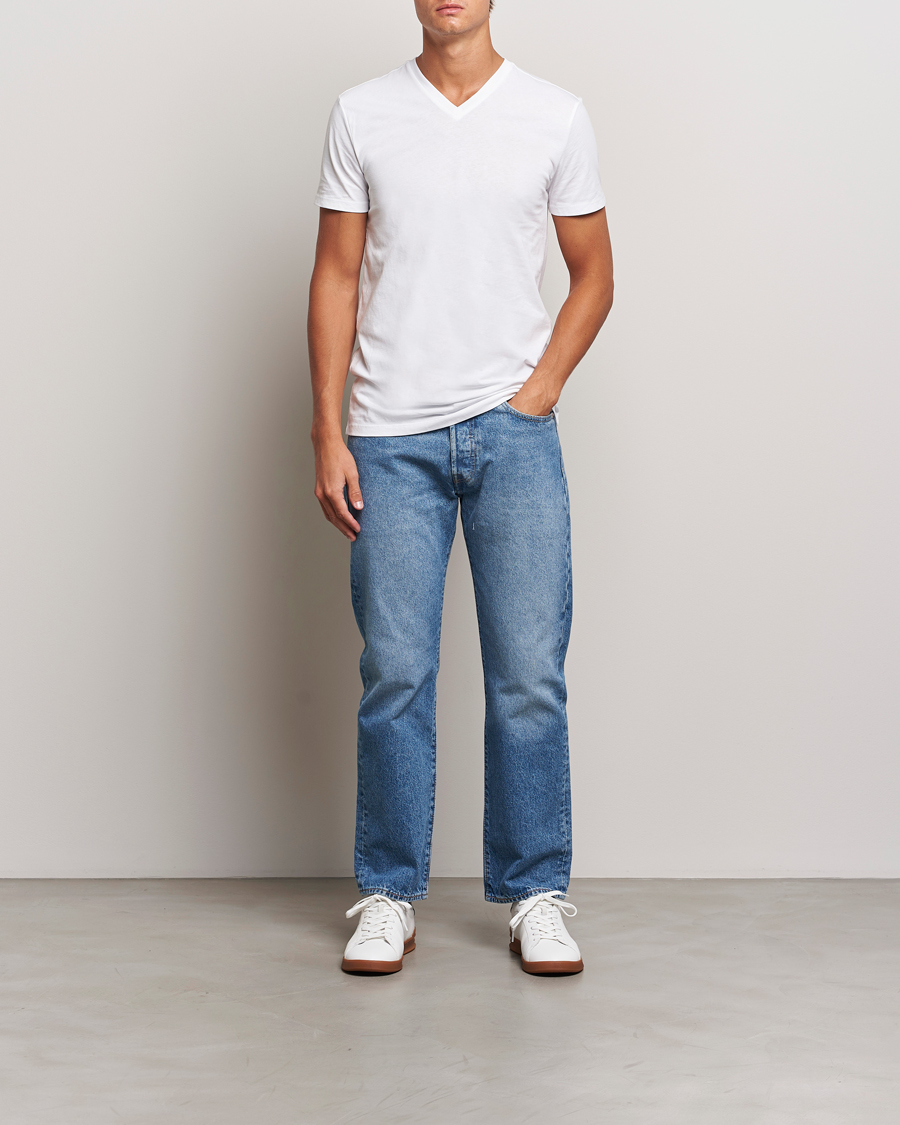 Herren | T-Shirts | Polo Ralph Lauren | 3-Pack V Neck T-Shirt White