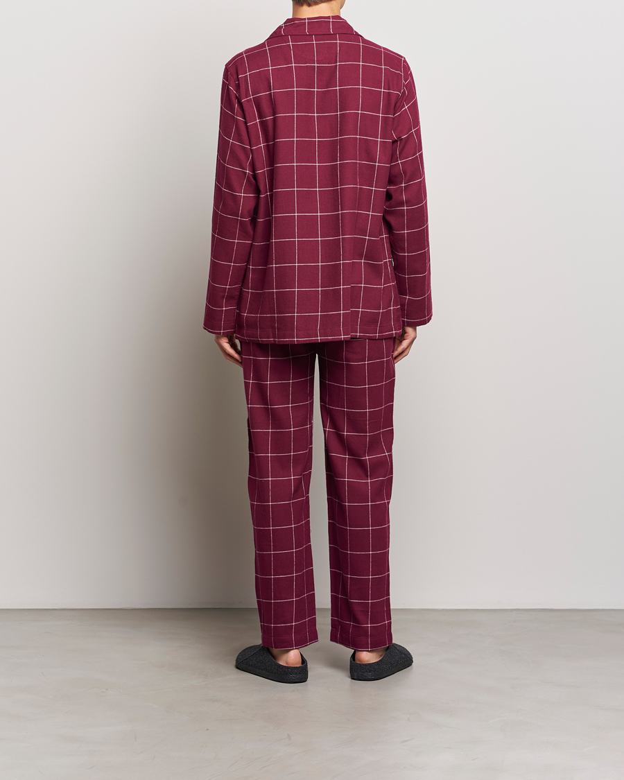 Herren | Polo Ralph Lauren Pyjama Set Damson Red Windowpane | Polo Ralph Lauren | Pyjama Set Damson Red Windowpane