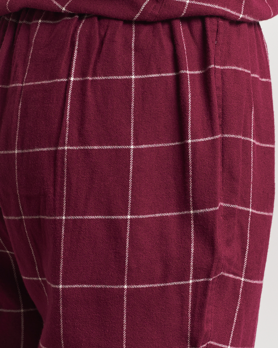Herren | Polo Ralph Lauren Pyjama Set Damson Red Windowpane | Polo Ralph Lauren | Pyjama Set Damson Red Windowpane