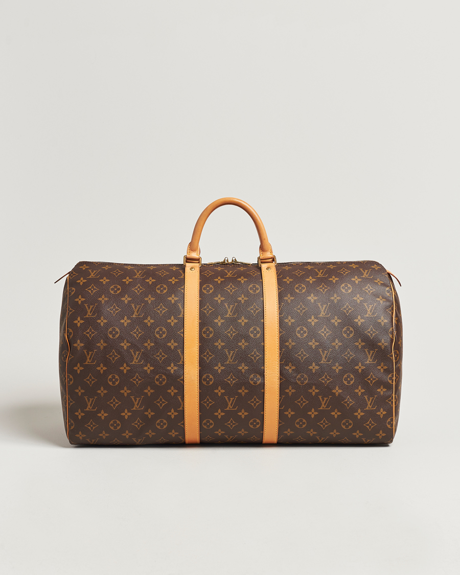 Herren | Louis Vuitton Pre-Owned Keepall 55 Bag Monogram | Louis Vuitton Pre-Owned | Keepall 55 Bag Monogram