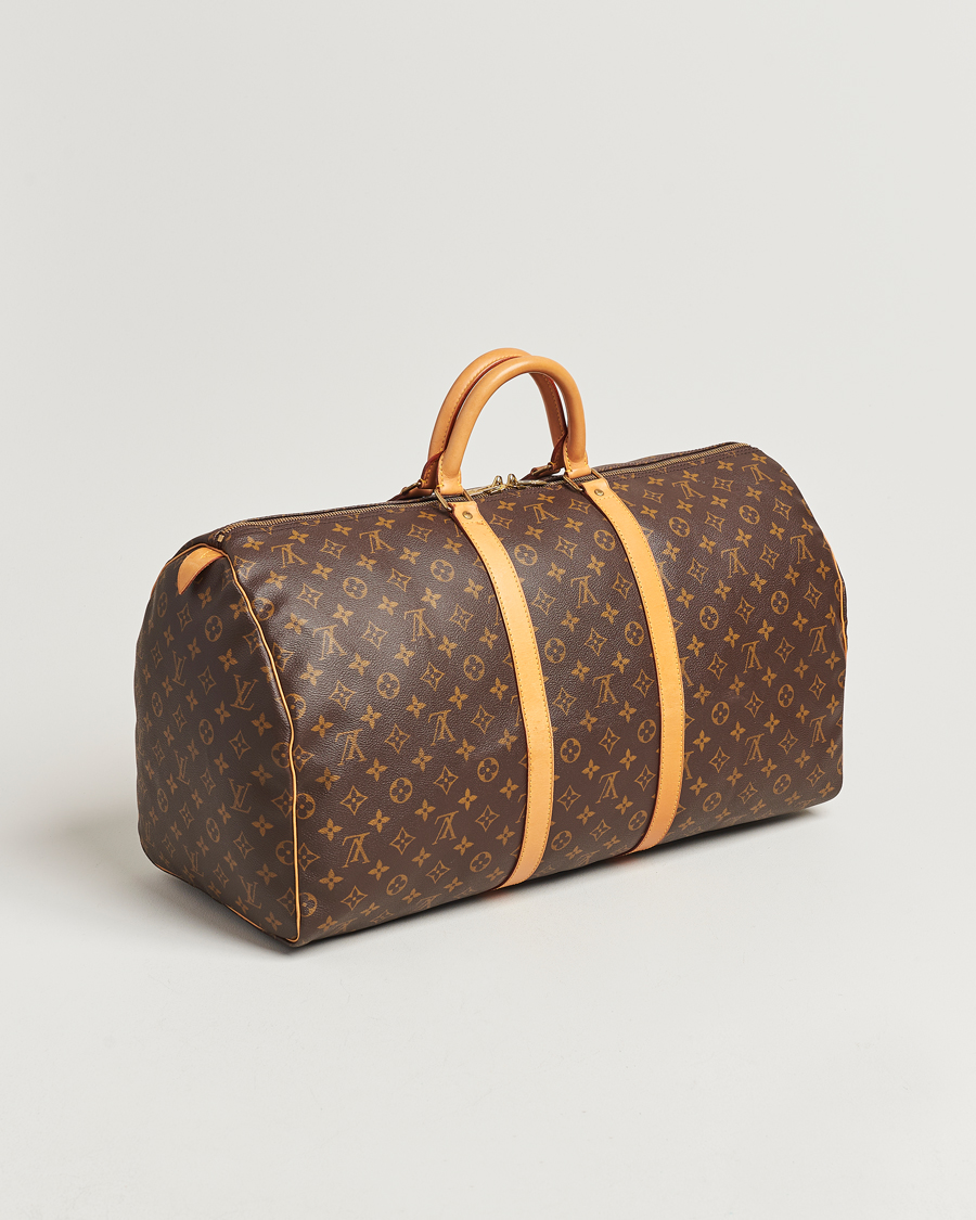 Herren | Louis Vuitton Pre-Owned Keepall 55 Bag Monogram | Louis Vuitton Pre-Owned | Keepall 55 Bag Monogram