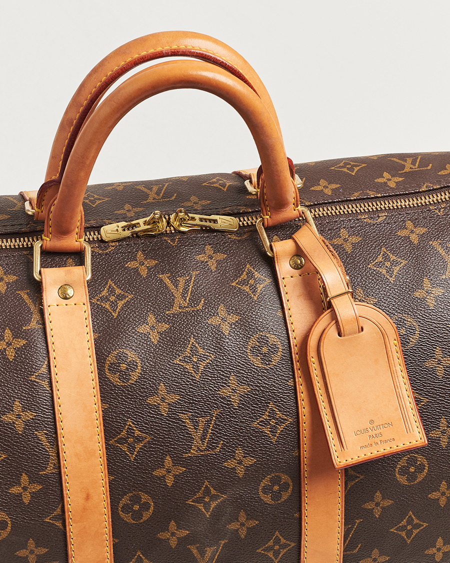 Herren | Louis Vuitton Pre-Owned Keepall 55 Bag Monogram | Louis Vuitton Pre-Owned | Keepall 55 Bag Monogram