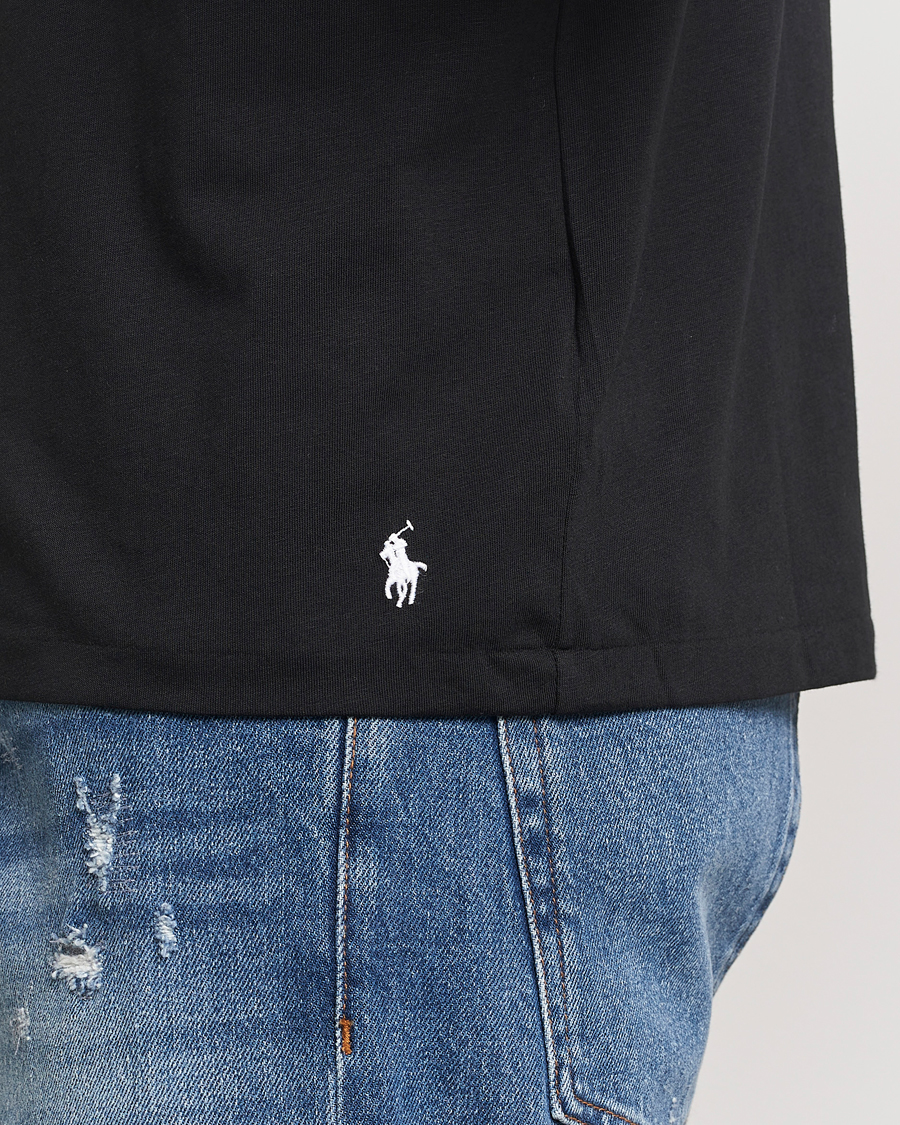 Herren | T-Shirts | Polo Ralph Lauren | Logo Cotton Jersey Sleep T-Shirt Black