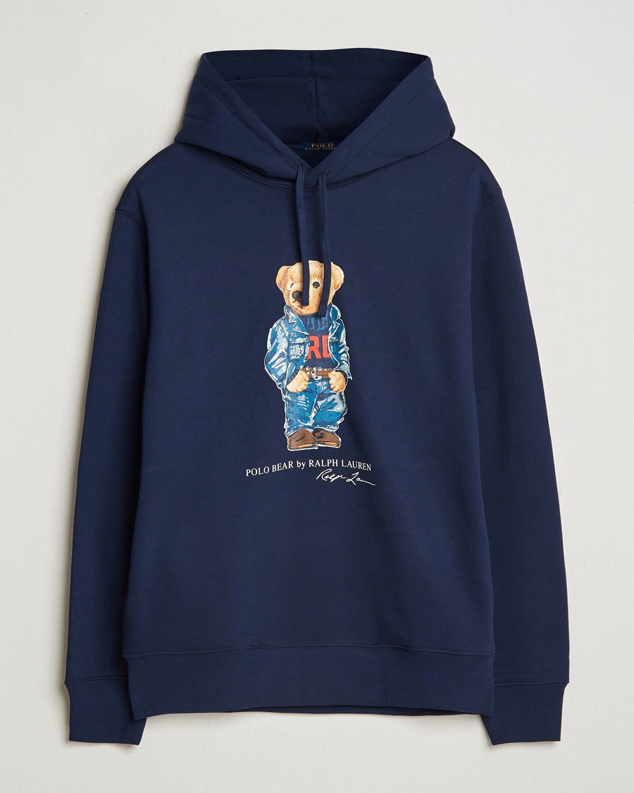 Polo Ralph Lauren Pullover Hoodie Cruise Navy Denim Bear
