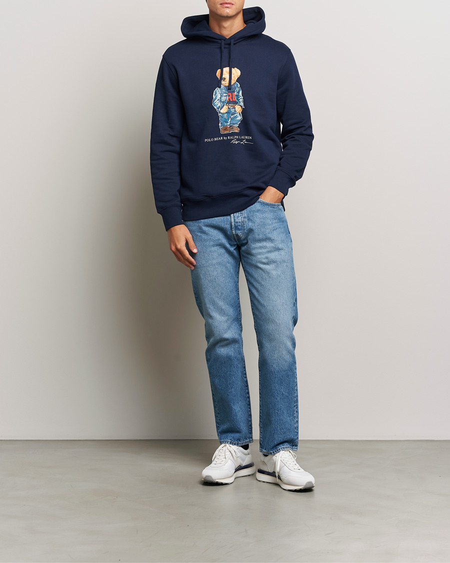 Herren | Pullover | Polo Ralph Lauren | Pullover Hoodie Cruise Navy Denim Bear