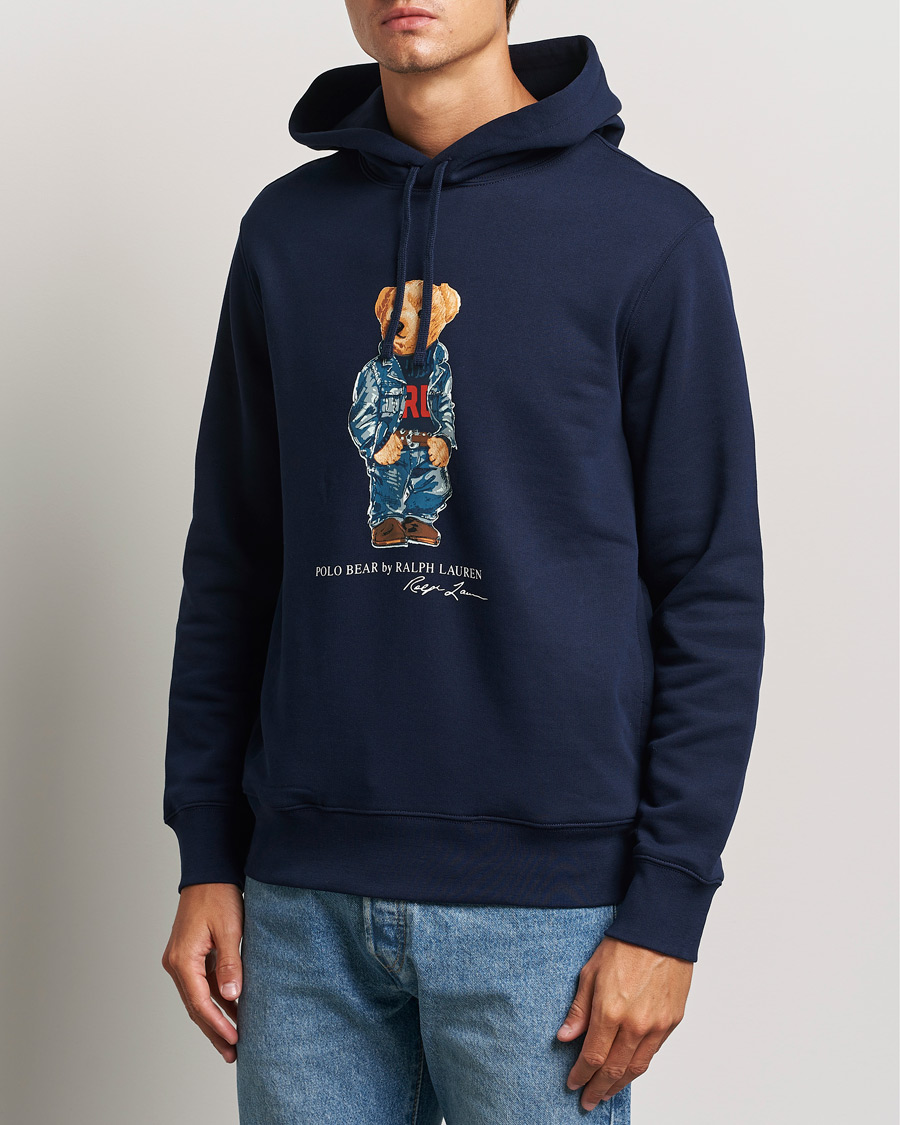 Herren | Pullover | Polo Ralph Lauren | Pullover Hoodie Cruise Navy Denim Bear