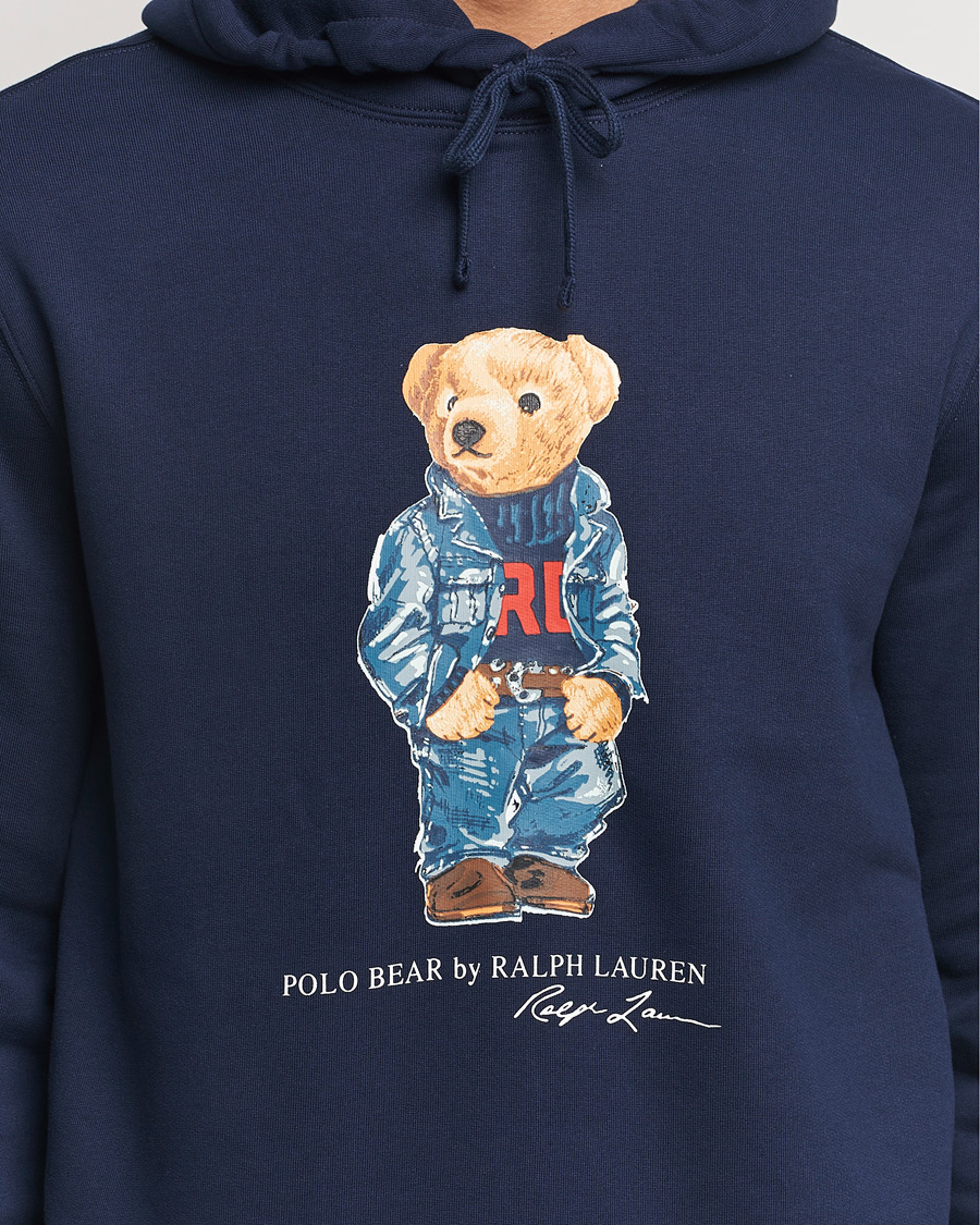 Herren | Pullover | Polo Ralph Lauren | Pullover Hoodie Cruise Navy Denim Bear
