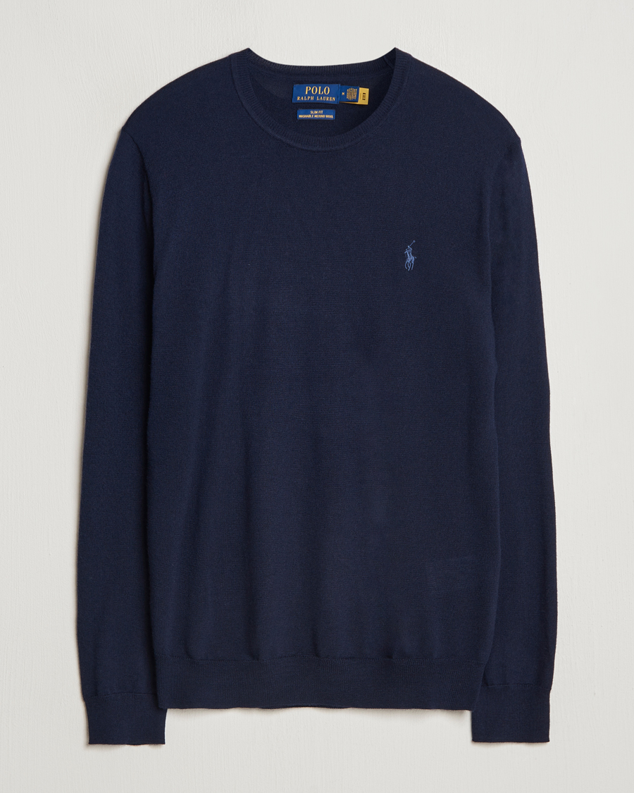 Herren | Pullover | Polo Ralph Lauren | Merino Crew Neck Pullover Hunter Navy