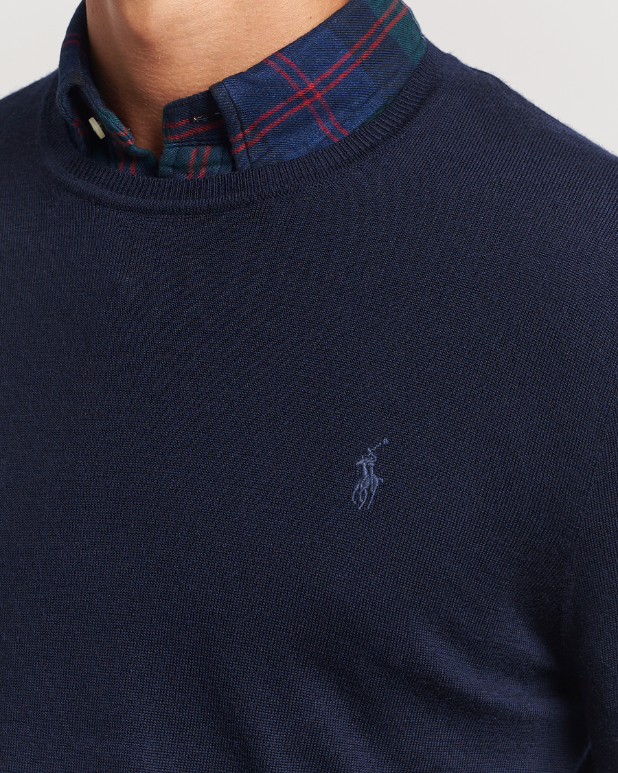 Herren | Pullover | Polo Ralph Lauren | Merino Crew Neck Pullover Hunter Navy