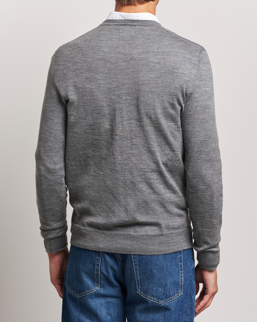Herren | Pullover | Polo Ralph Lauren | Merino Crew Neck Pullover Fawn Grey Heather