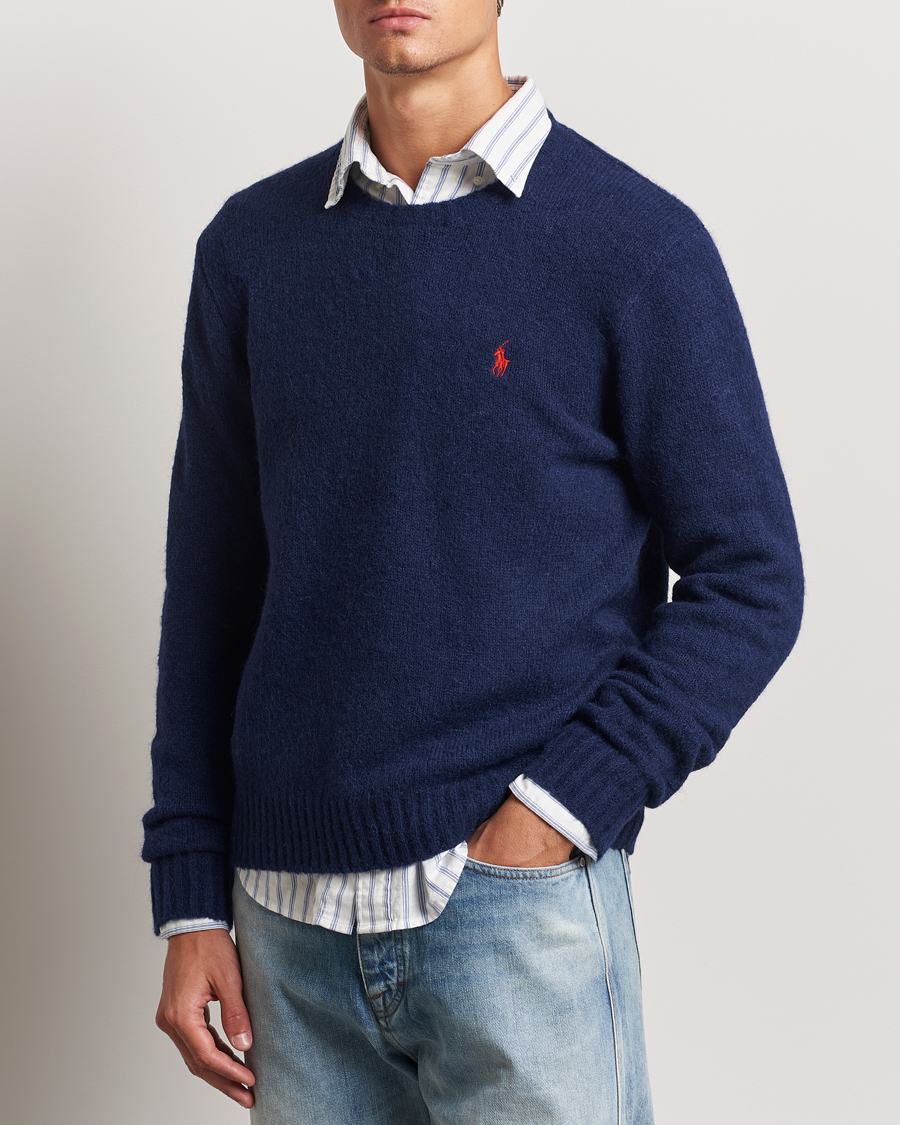 Herren | Pullover | Polo Ralph Lauren | Alpaca Crew Neck Sweater Bright Navy