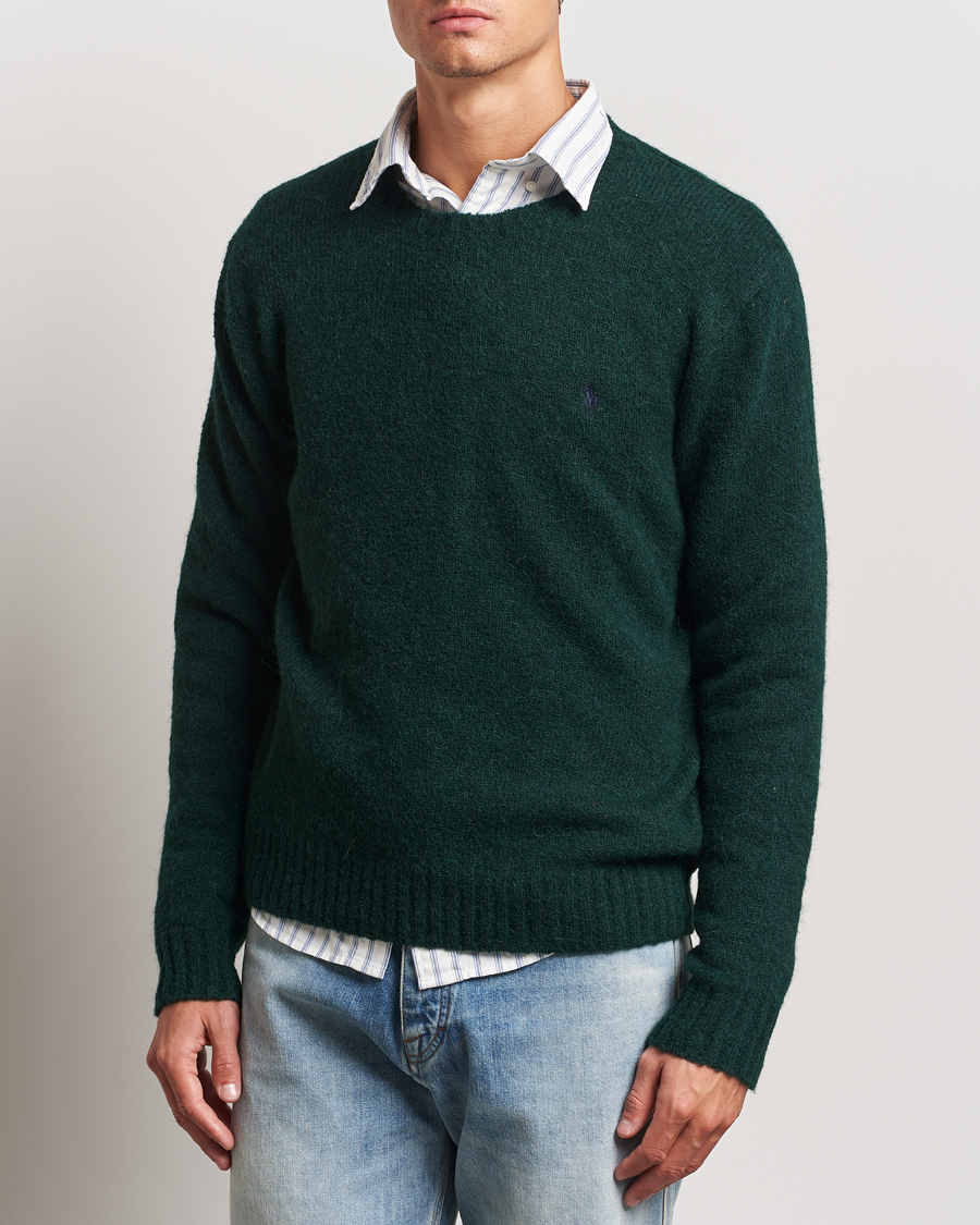 Herren | Pullover | Polo Ralph Lauren | Alpaca Crew Neck Sweater Moss Agate