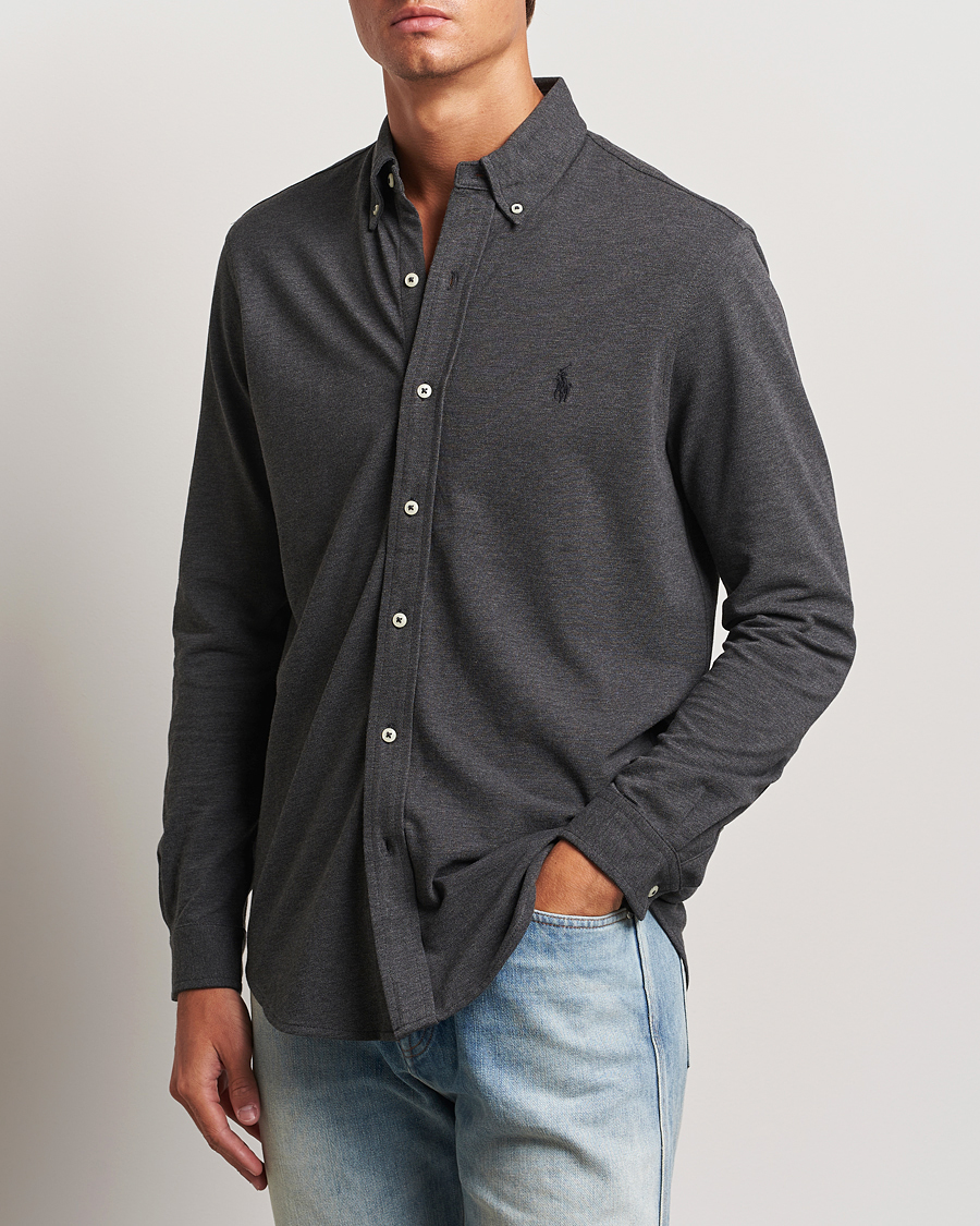 Herren | Hemden | Polo Ralph Lauren | Featherweight Mesh Shirt Windsor Heather