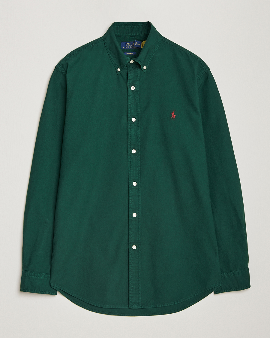 Herren | Hemden | Polo Ralph Lauren | Custom Slim Fit Oxford Shirt Moss Agate