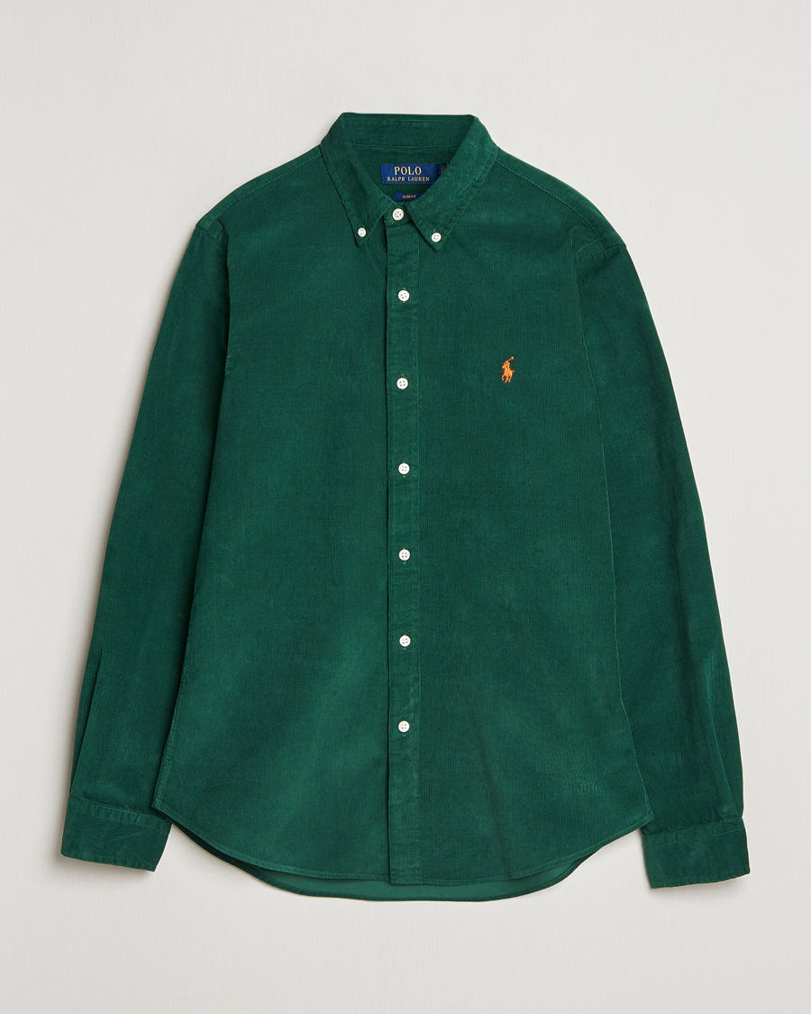 Herren | Hemden | Polo Ralph Lauren | Slim Fit Corduroy Shirt Vintage Pine