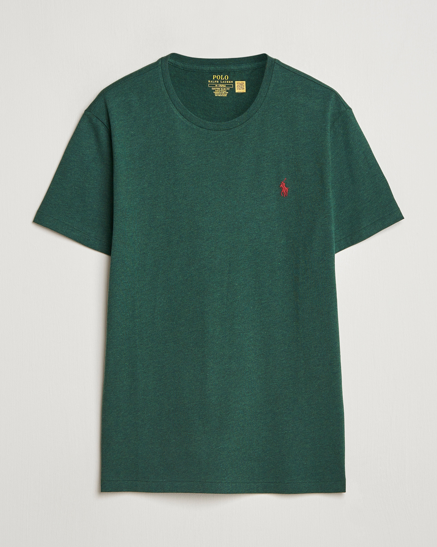 Herren | T-Shirts | Polo Ralph Lauren | Custom Slim Fit Tee Scotch Pine Heather