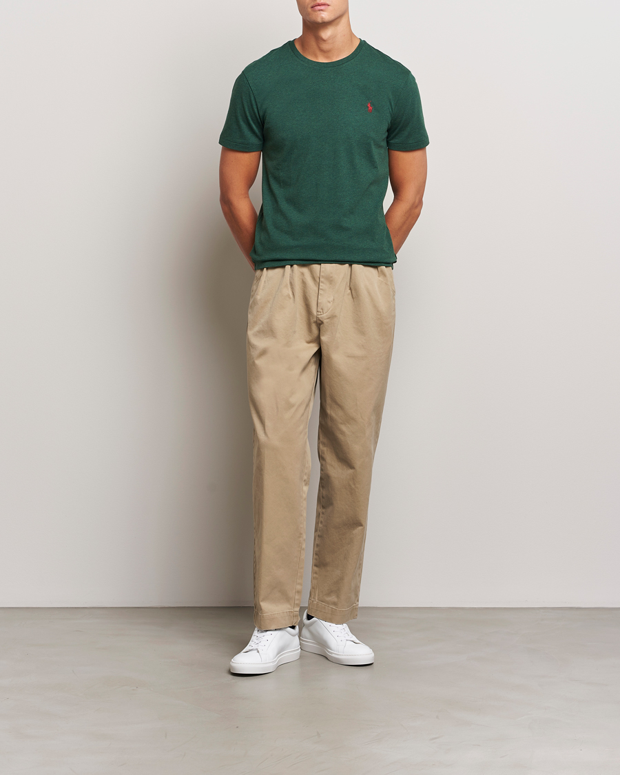 Herren | T-Shirts | Polo Ralph Lauren | Custom Slim Fit Tee Scotch Pine Heather