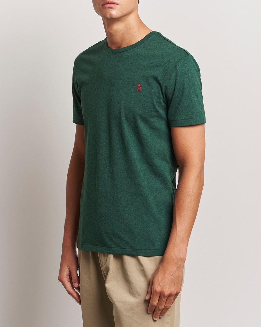 Herren | T-Shirts | Polo Ralph Lauren | Custom Slim Fit Tee Scotch Pine Heather