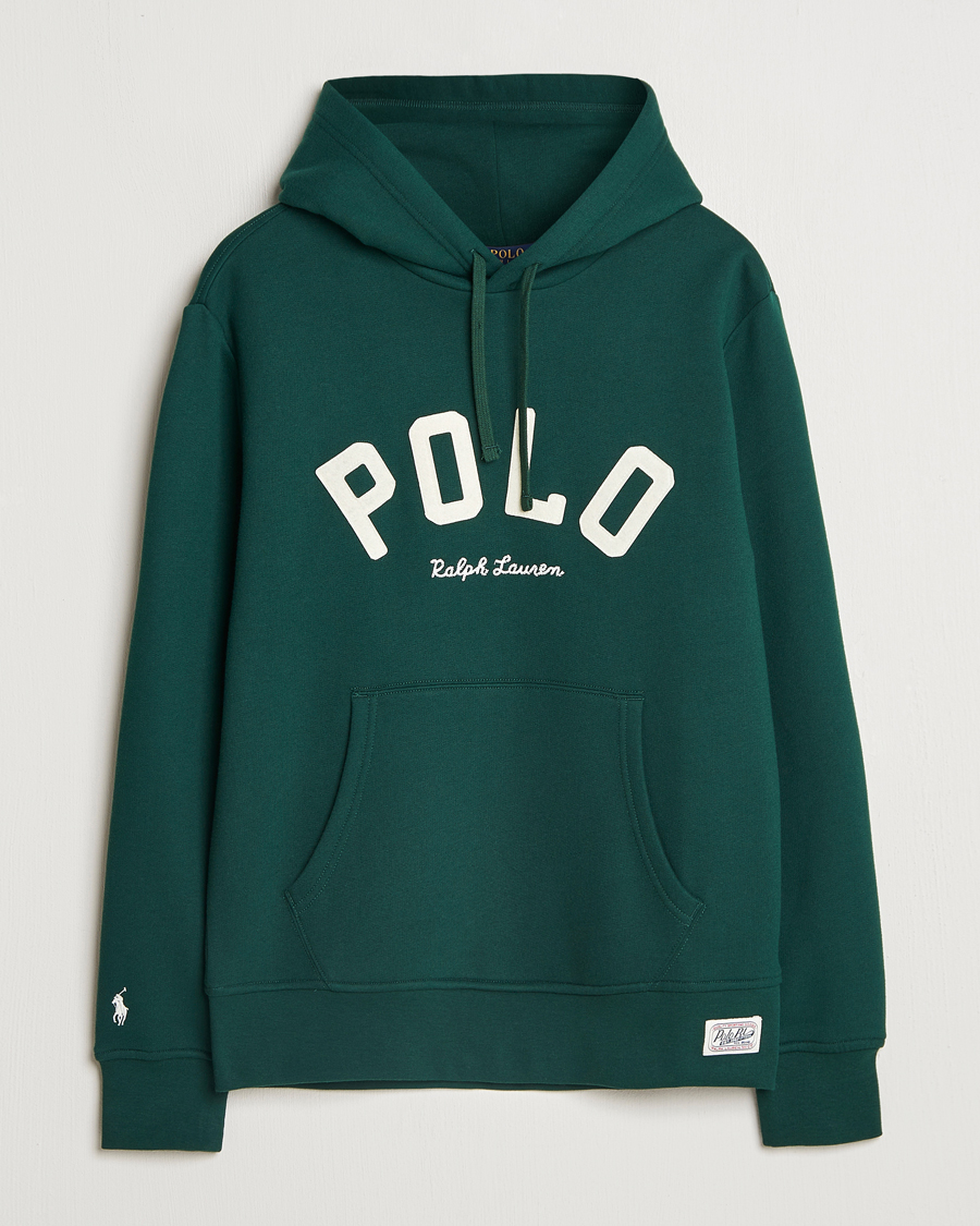 Herren | Pullover | Polo Ralph Lauren | RL Varsity Fleece Hoodie Moss Agate