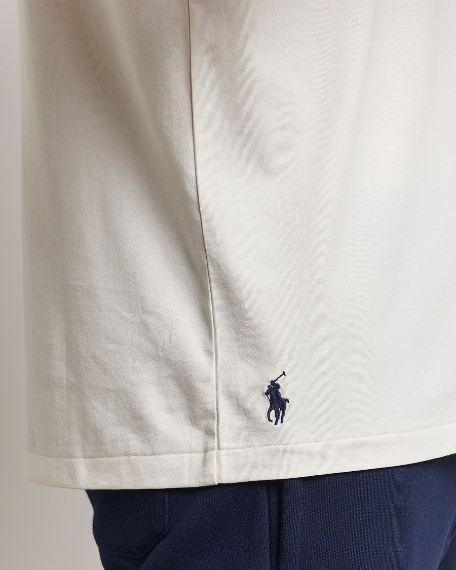 Herren | T-Shirts | Polo Ralph Lauren | RL Varsity Tee Antique Cream
