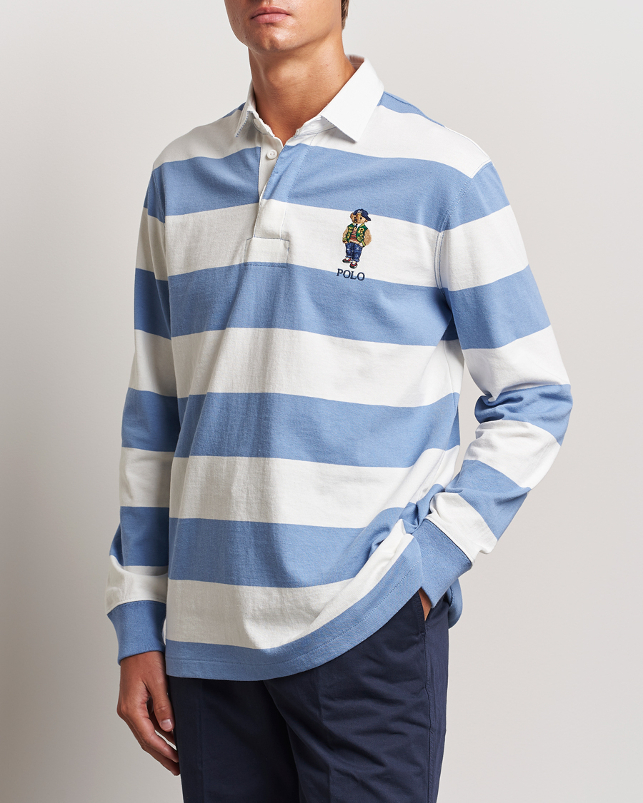White and blue ralph lauren polo discount